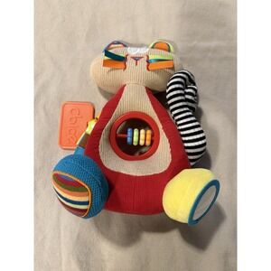 Siamese Cat Interactive Stuffed Soft Plush Baby Educational Toy 10 Inch